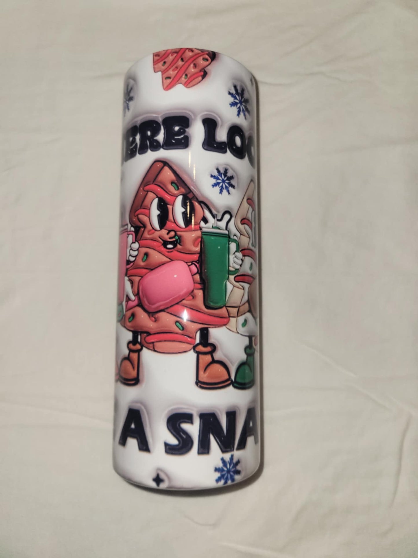 Christmas Snack tumbler 20oz