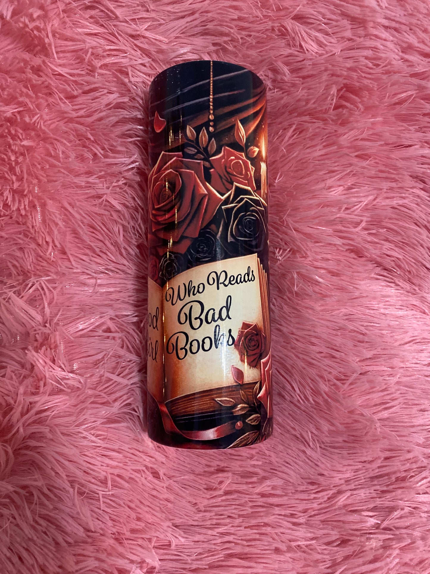 20oz Good Girl/Bad books Reading Tumbler