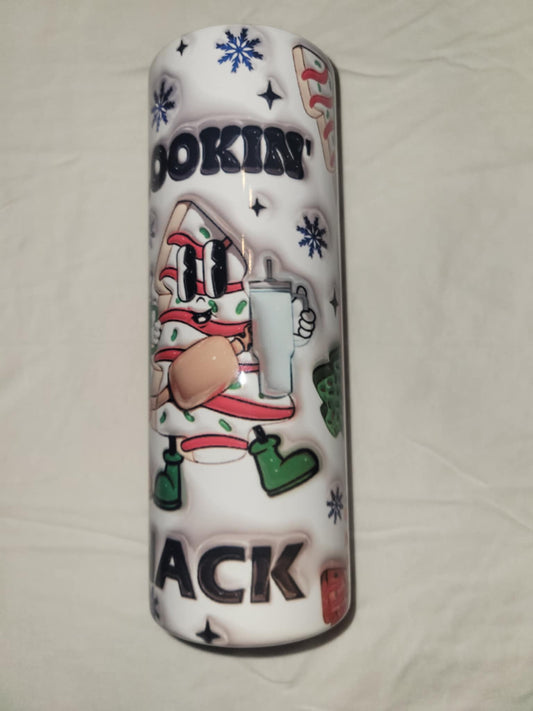 Christmas Snack tumbler 20oz