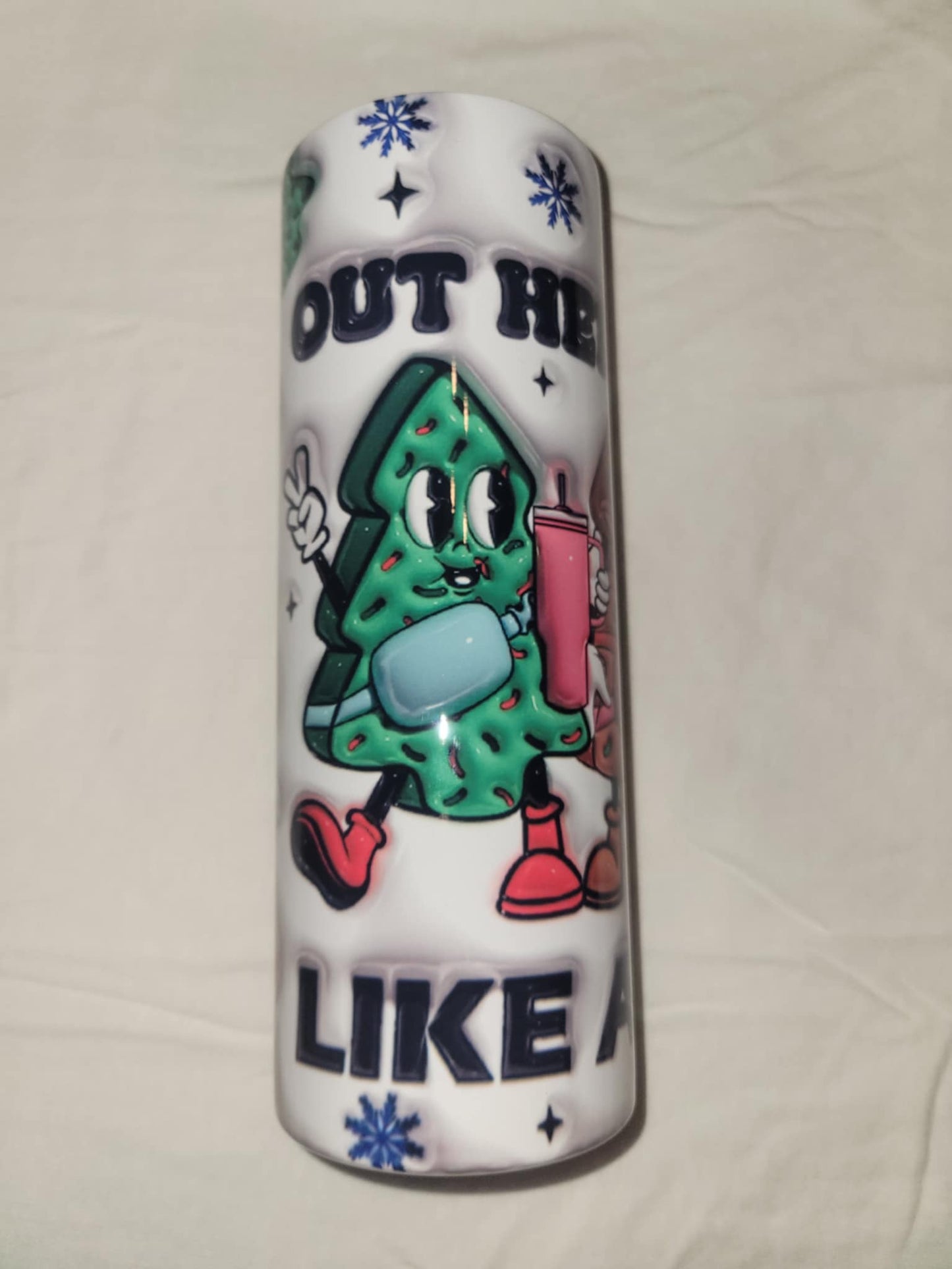 Christmas Snack tumbler 20oz