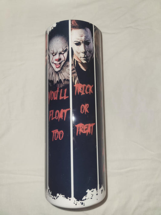 Halloween villains tumbler 20oz