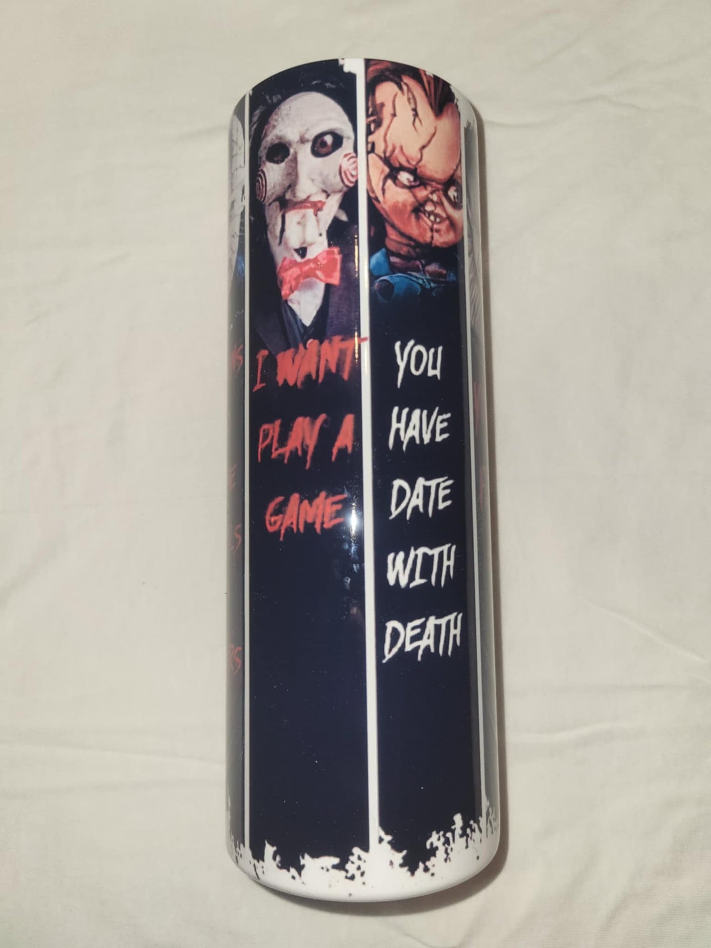 Halloween villains tumbler 20oz