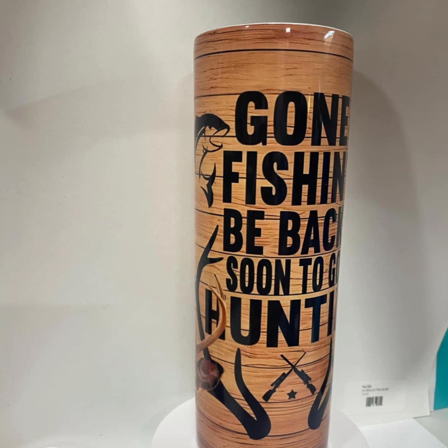 Country Gone fishing/hunting 20oz tumbler