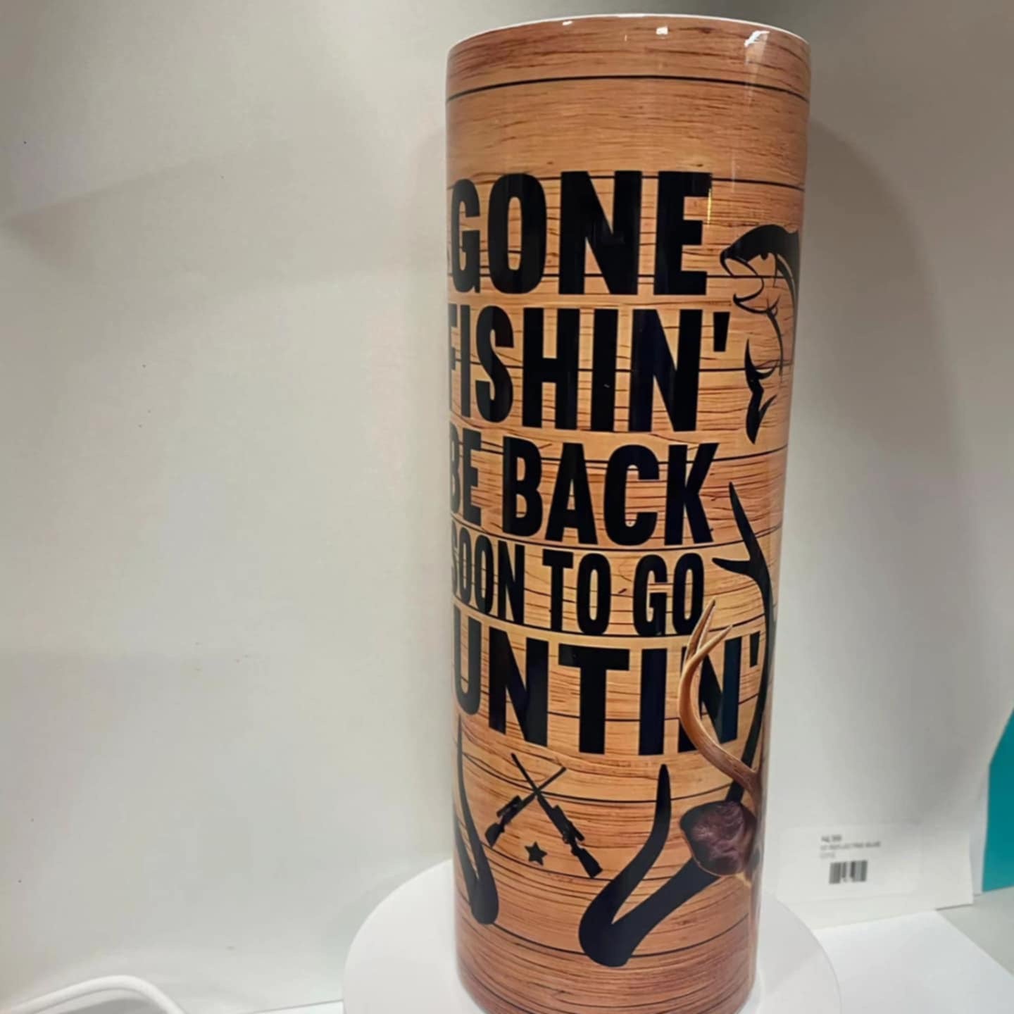 Country Gone fishing/hunting 20oz tumbler