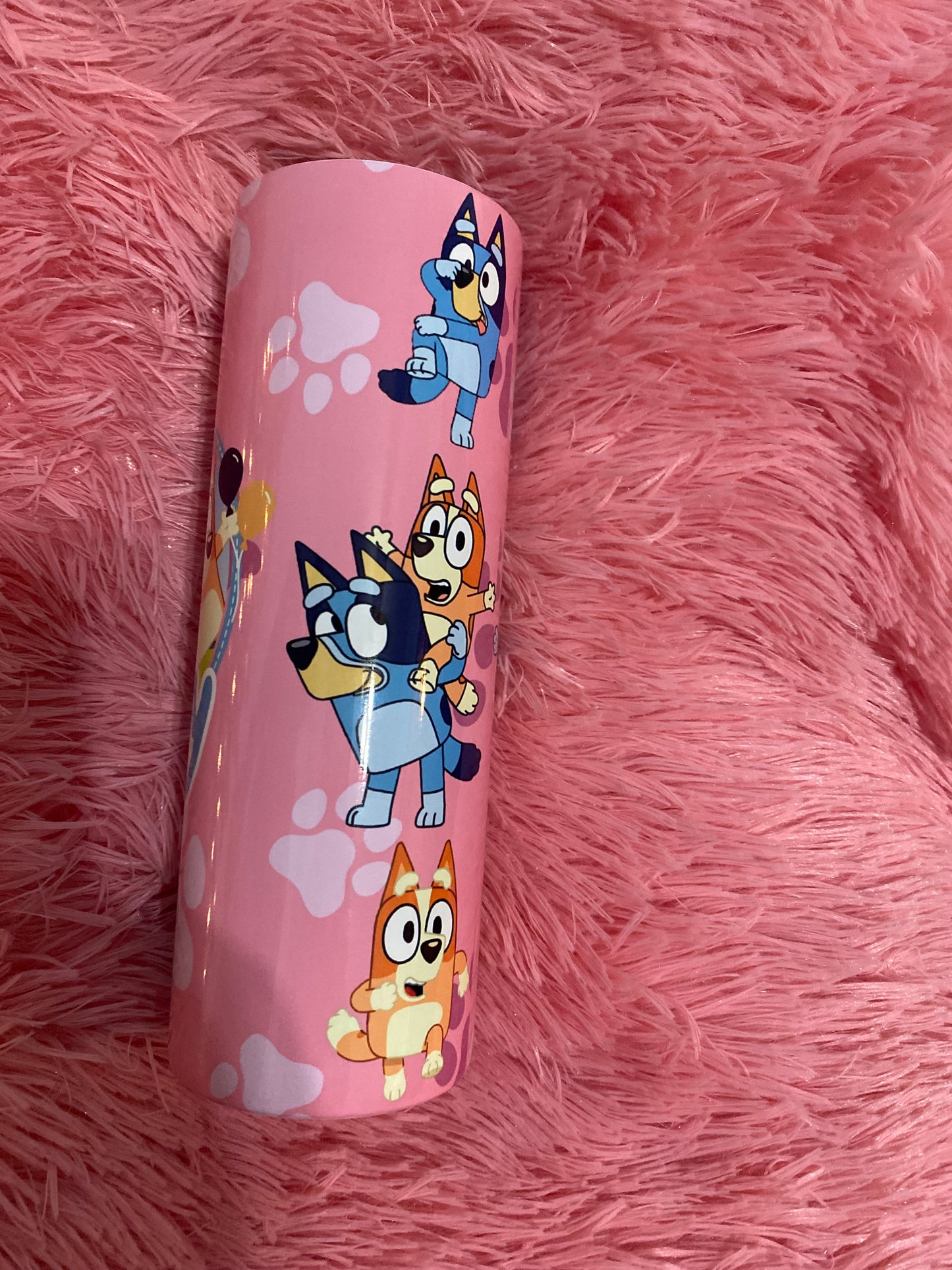 20oz Pink Bluey Tumbler
