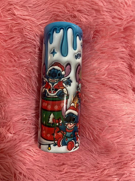 20oz Christmas Stitch 3D Tumbler