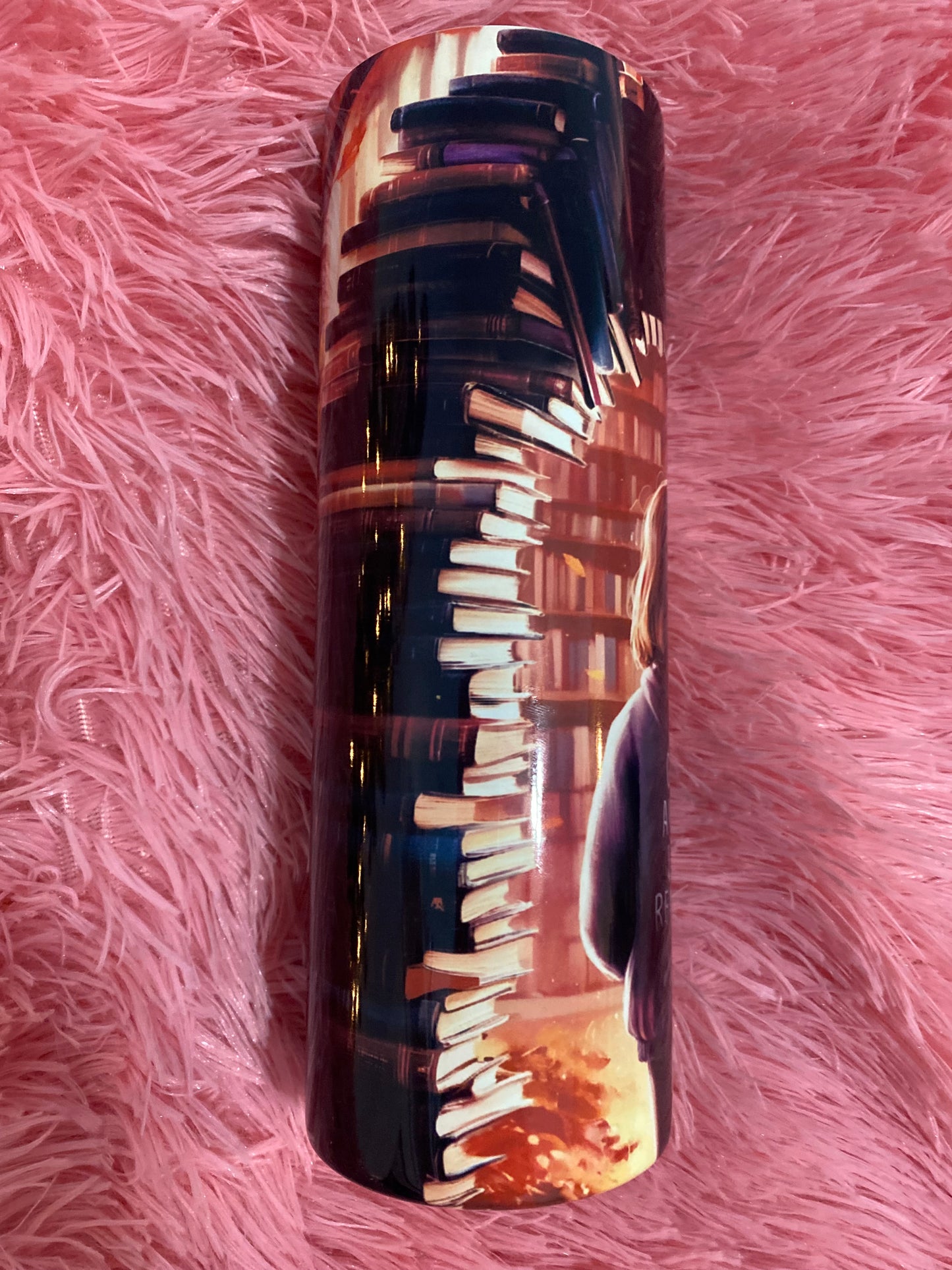 20oz Im reading tumbler
