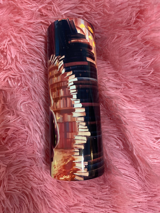 20oz Im reading tumbler