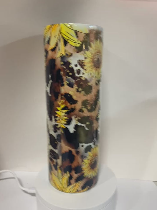 20 oz Morgan Wallen sunflowers Tumbler